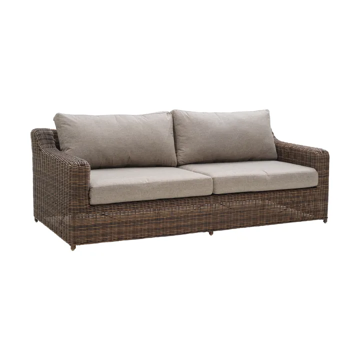 Glendon sofa 3-osobowa - Dark Brown-soft moose - Brafab