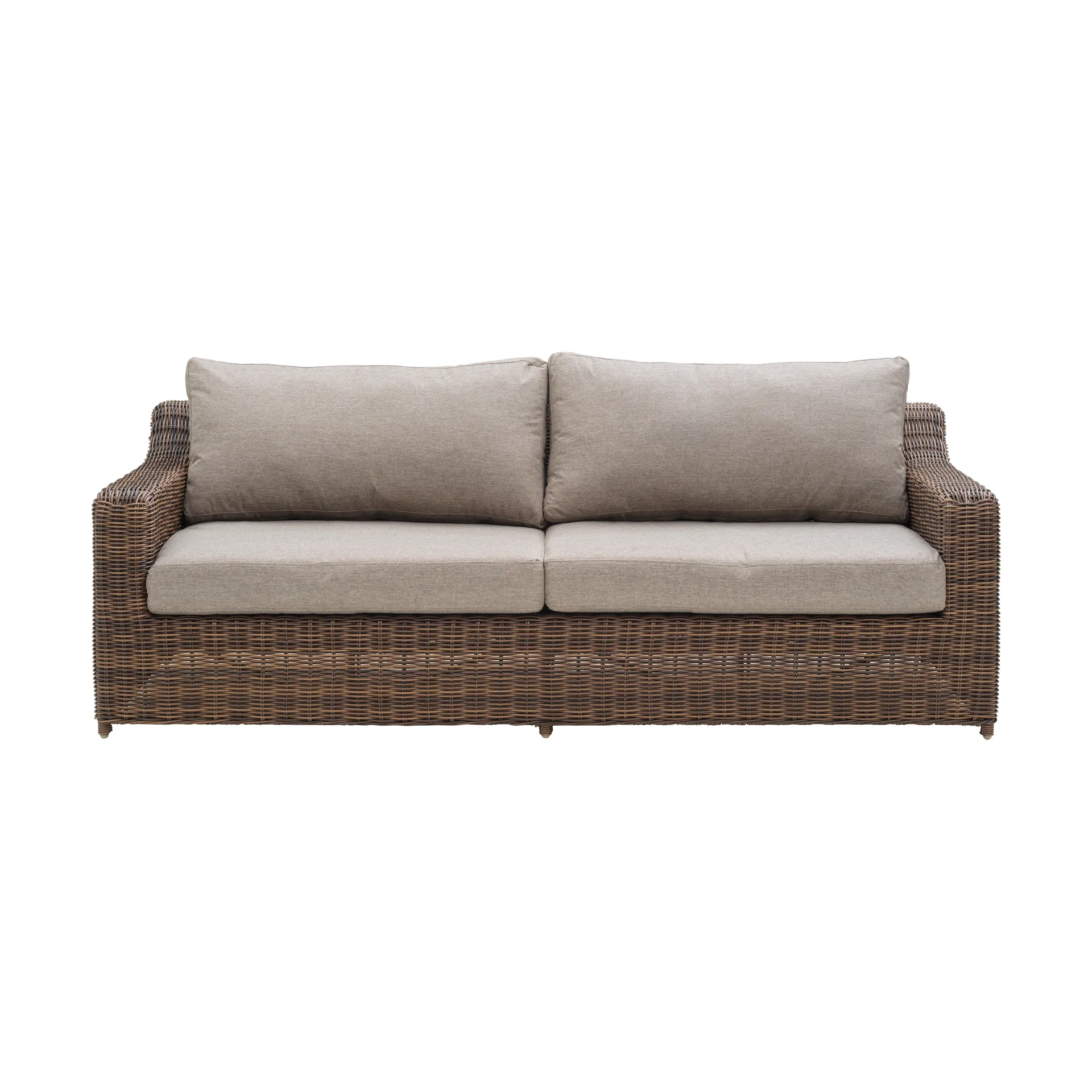 Glendon sofa 3-osobowa, Dark Brown-soft moose Brafab