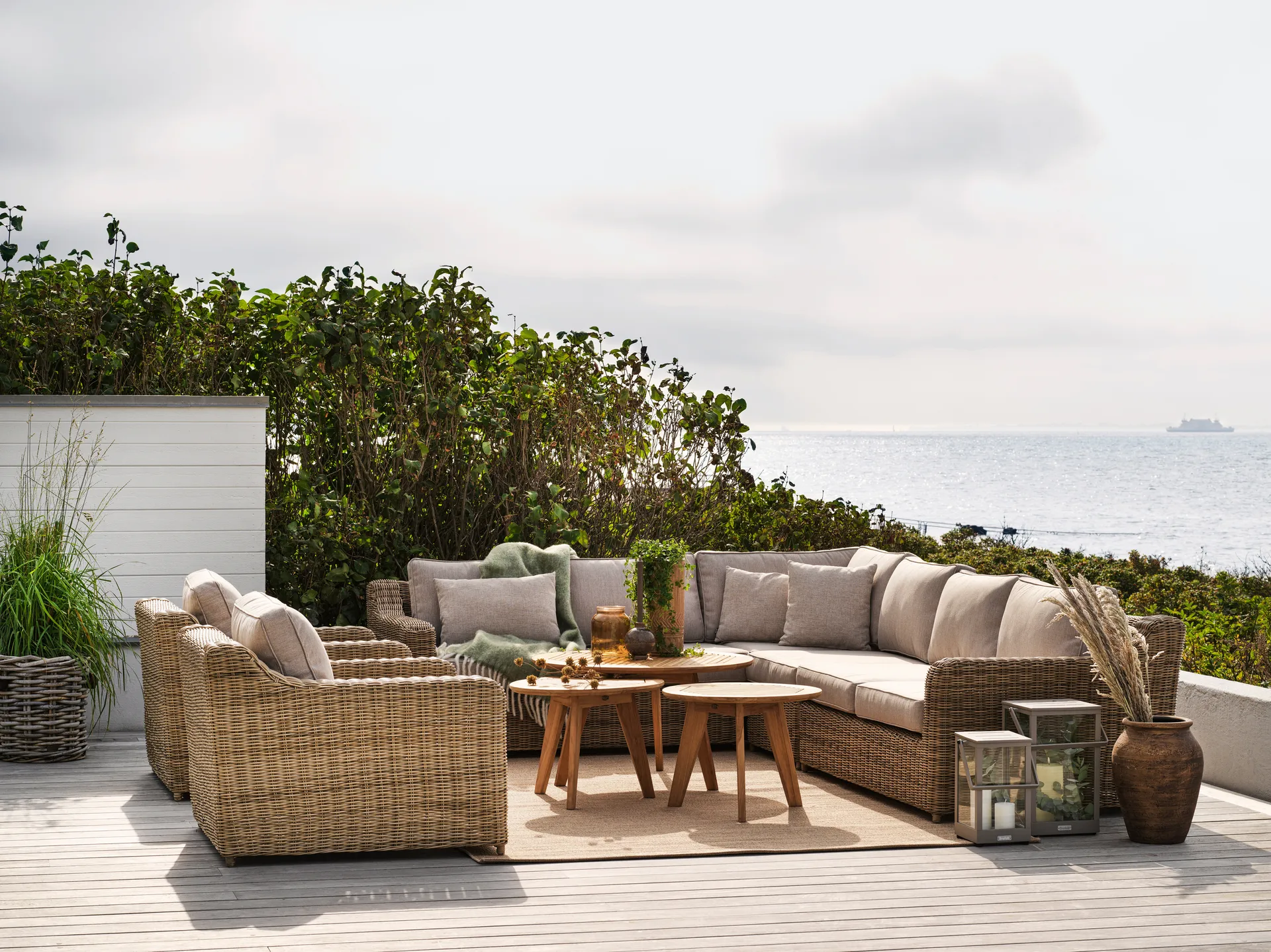 Glendon sofa 3-osobowa, Dark Brown-soft moose Brafab