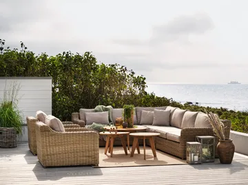 Glendon sofa 3-osobowa - Dark Brown-soft moose - Brafab