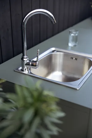 Kelia kuchnia ogrodowa szafka dolna z zlewem - Nordic green, 121x90x64 - Brafab