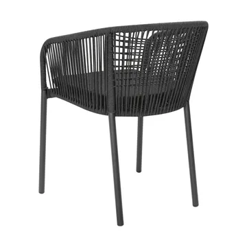 Krzesło z podłokietnikami Delta  - Antracyt - Brafab