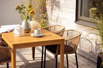 Krzesło z podłokietnikami Delta  - Czarny-naturalny - Brafab