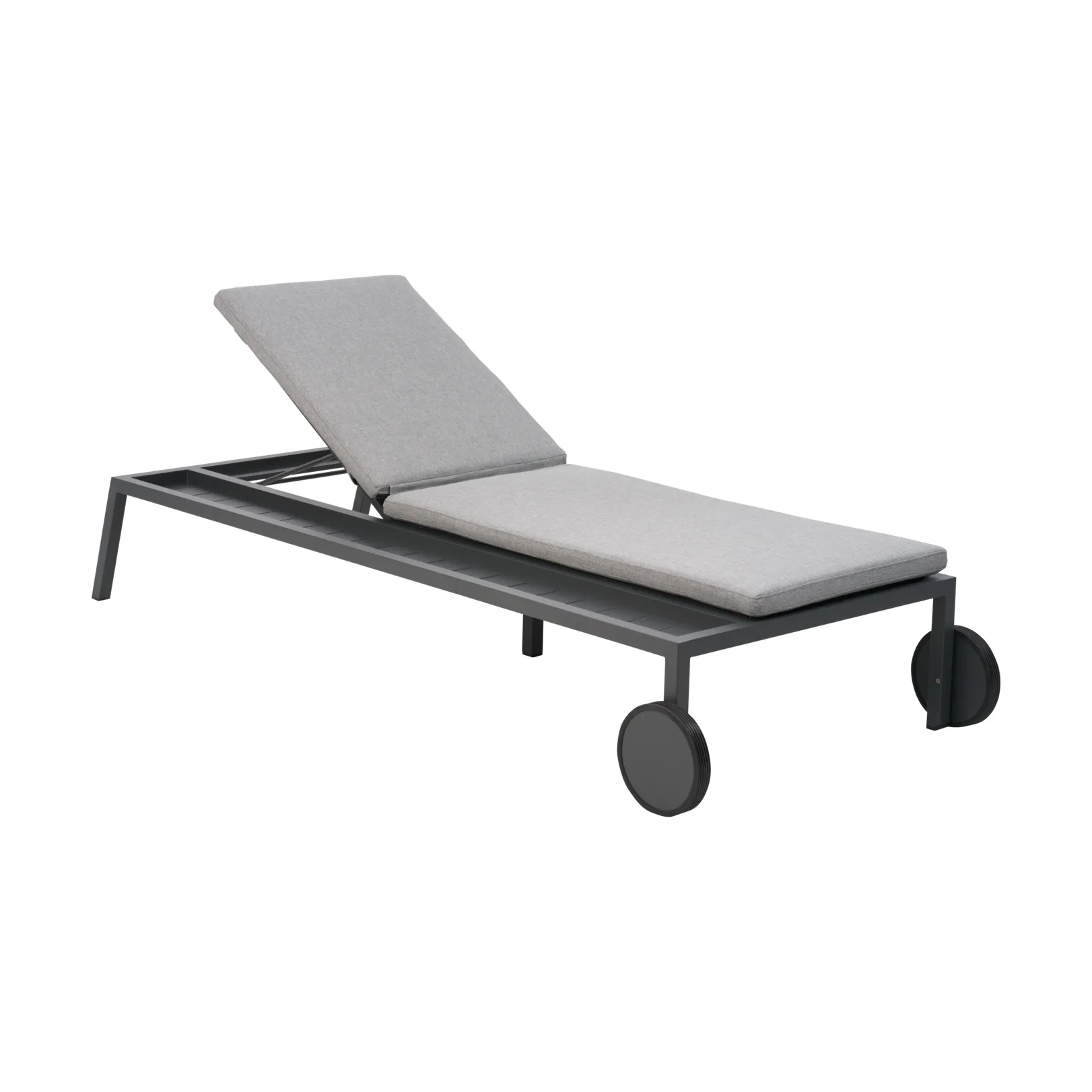 Leżanka Samvaro 218x92 cm, Antracyt-pearl grey Brafab