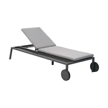 Leżanka Samvaro 218x92 cm - Antracyt-pearl grey - Brafab