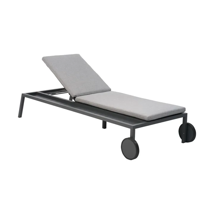 Leżanka Samvaro 218x92 cm - Antracyt-pearl grey - Brafab