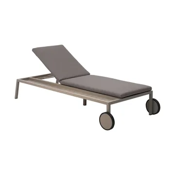 Leżanka Samvaro 218x92 cm - Khaki-soft dawn - Brafab