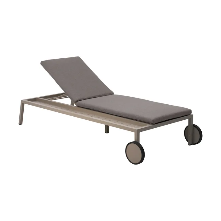 Leżanka Samvaro 218x92 cm - Khaki-soft dawn - Brafab