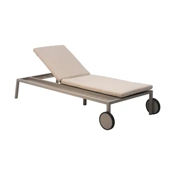 Leżanka Samvaro 218x92 cm - Khaki - Brafab