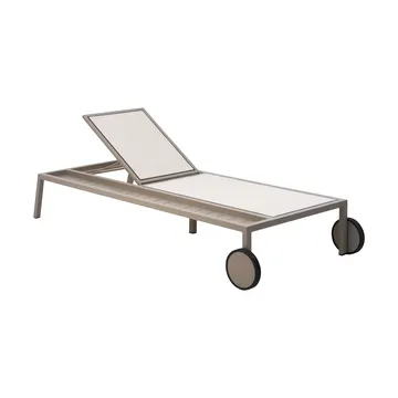 Leżanka Samvaro 218x92 cm - Khaki - Brafab