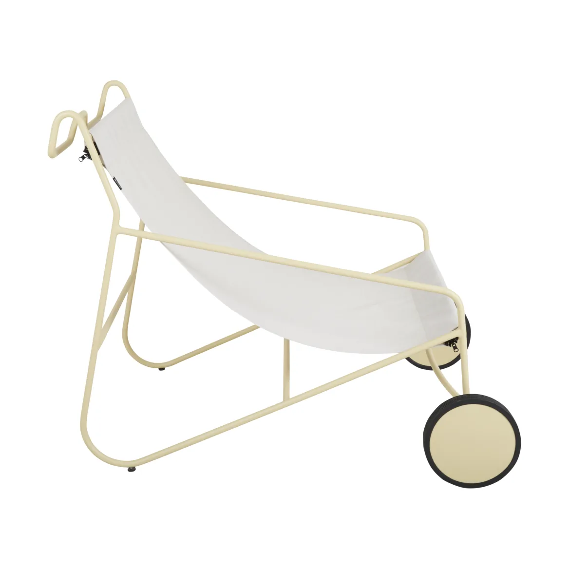 Lounge fotel Poul Chair, Lemon-off white Brafab