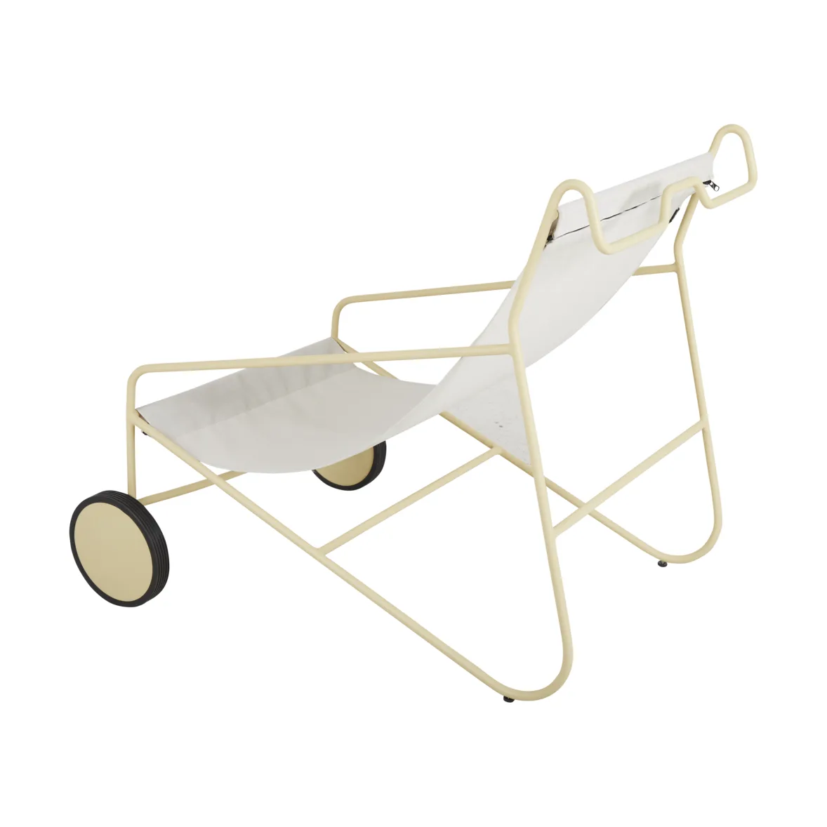 Lounge fotel Poul Chair, Lemon-off white Brafab