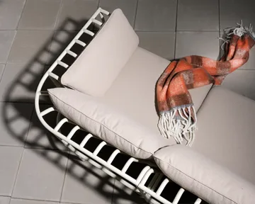 Moduł sofy Collier - Pearl white-teddy beige, narożnik - Brafab