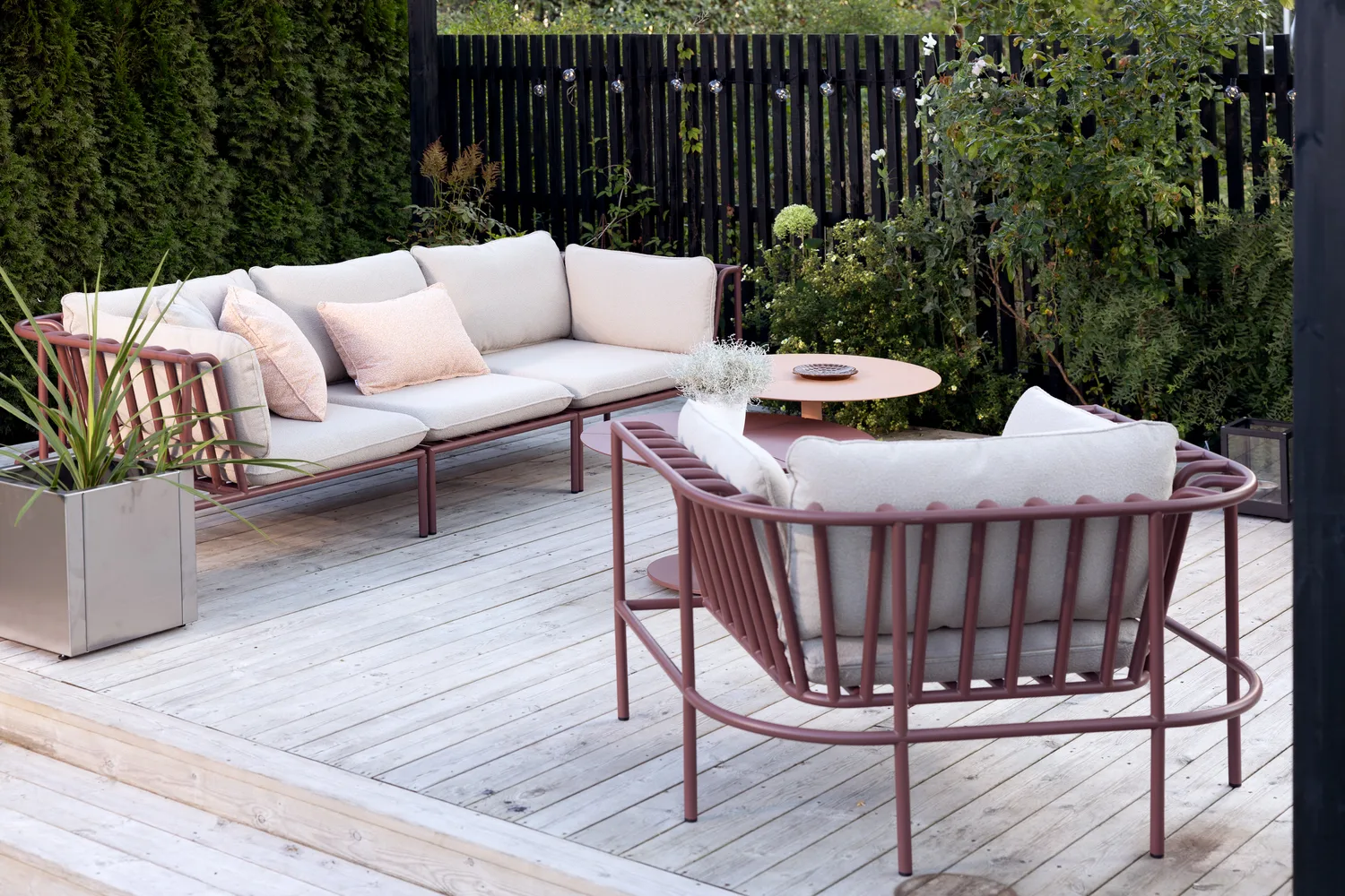 Moduł sofy Collier, Zin red-teddy beige, narożnik Brafab