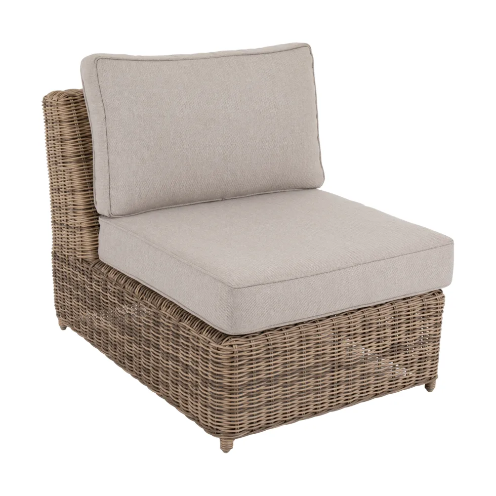 Moduł sofy Glendon, Rustic-beige, część środkowa Brafab