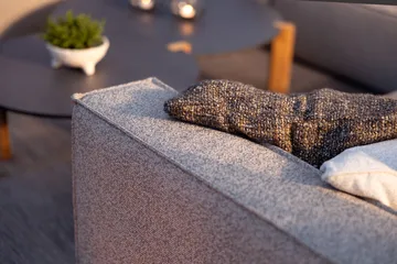 Moduł sofy Muki - Light taupe, zakończenie lewe - Brafab