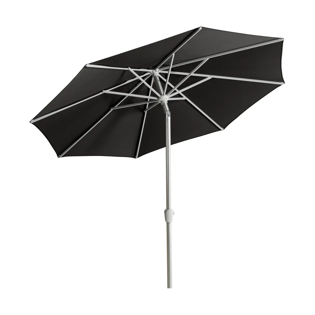 Parasol Abriola, Charcoal black, Ø270 cm Brafab
