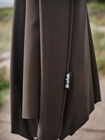 Parasol Abriola - Charcoal black, Ø270 cm - Brafab