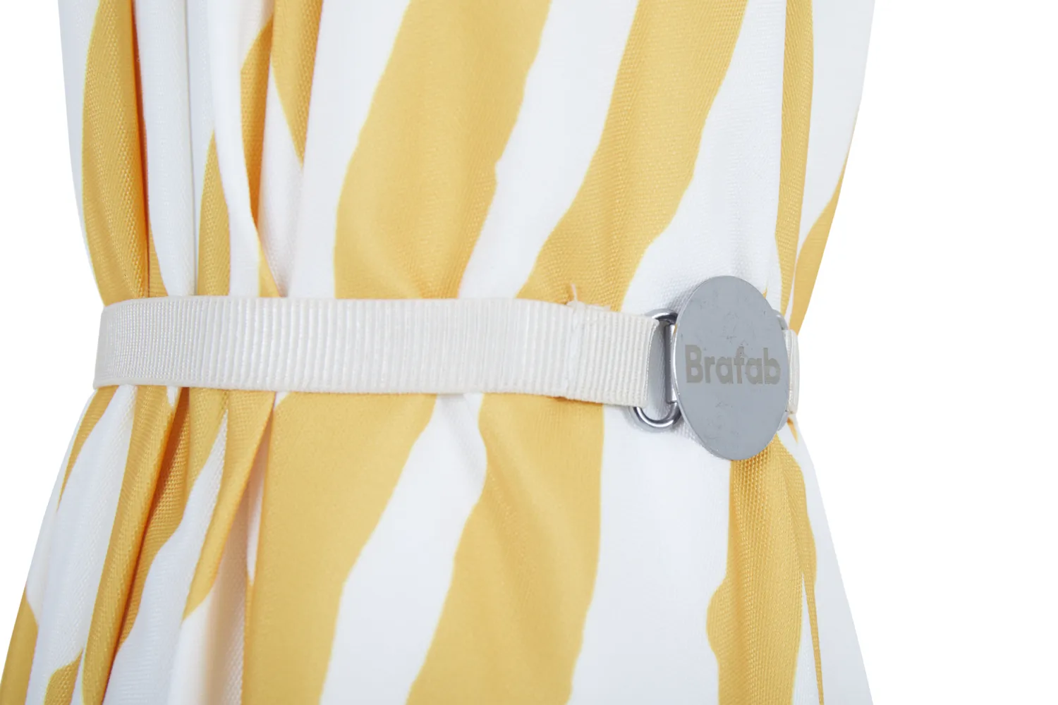 Parasol Gatsby, Yellow stripe, Ø185 cm Brafab