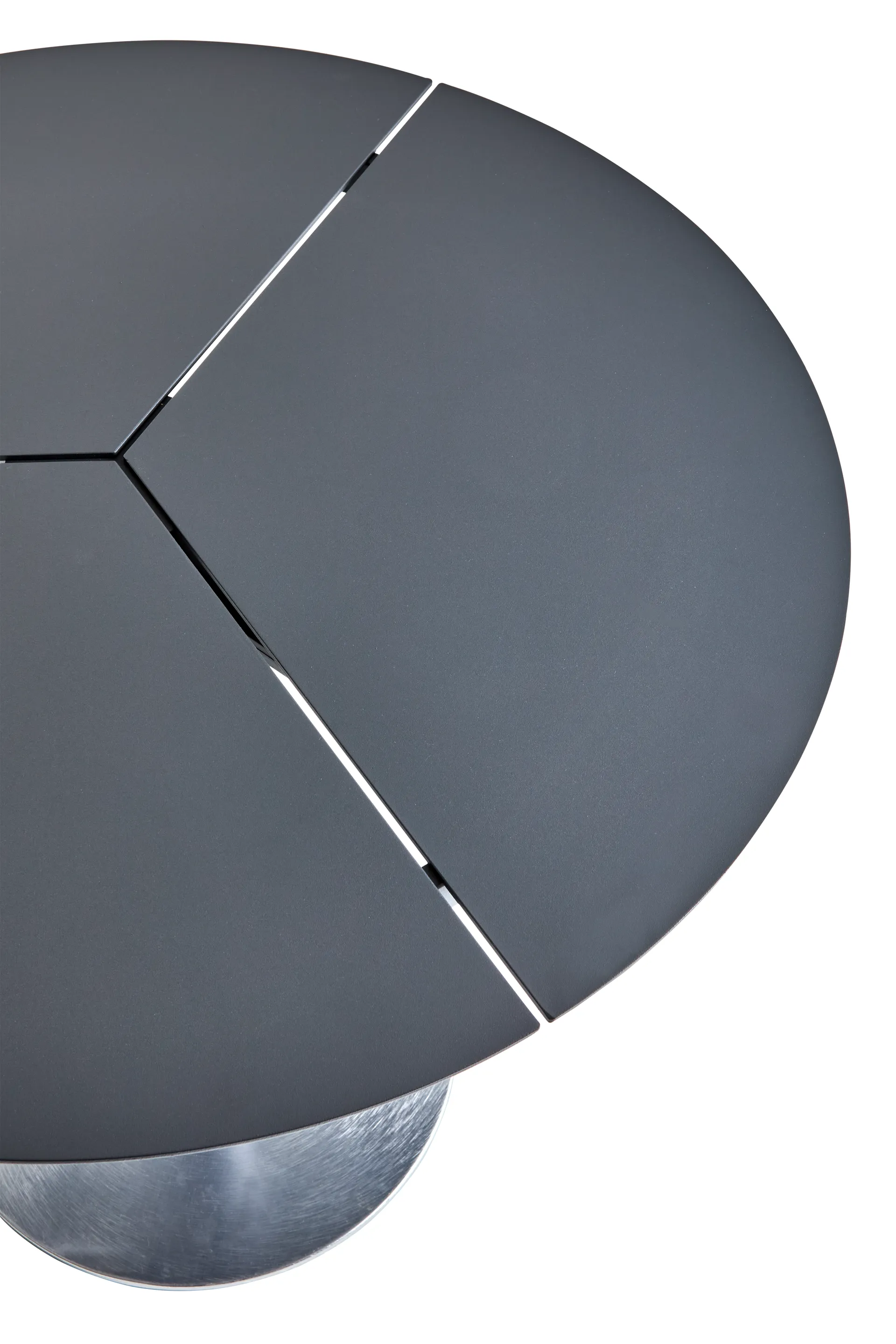 Peace Bistro stolik kawowy Ø80 cm Anthracite Brafab