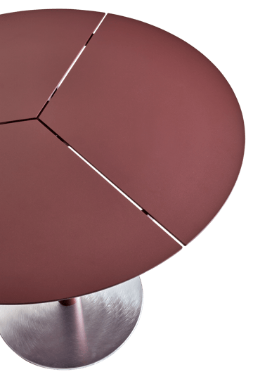 Peace Bistro stolik kawowy Ø80 cm Zin red - undefined - Brafab