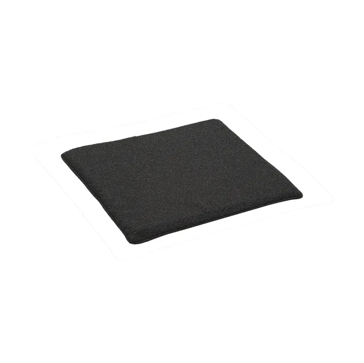 Poduszka na krzesło Frisk - Teddy black, 37x37 cm - Brafab