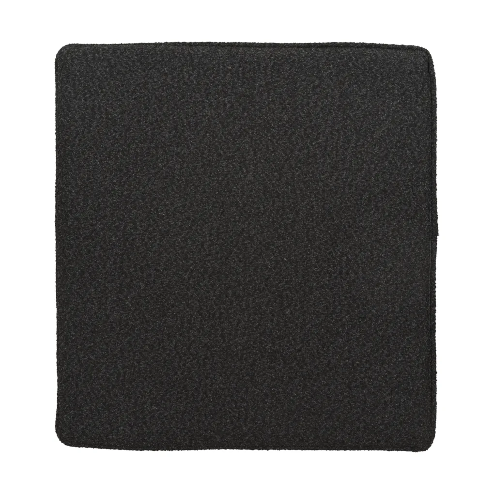 Poduszka na krzesło Frisk, Teddy black, 43x41 cm Brafab