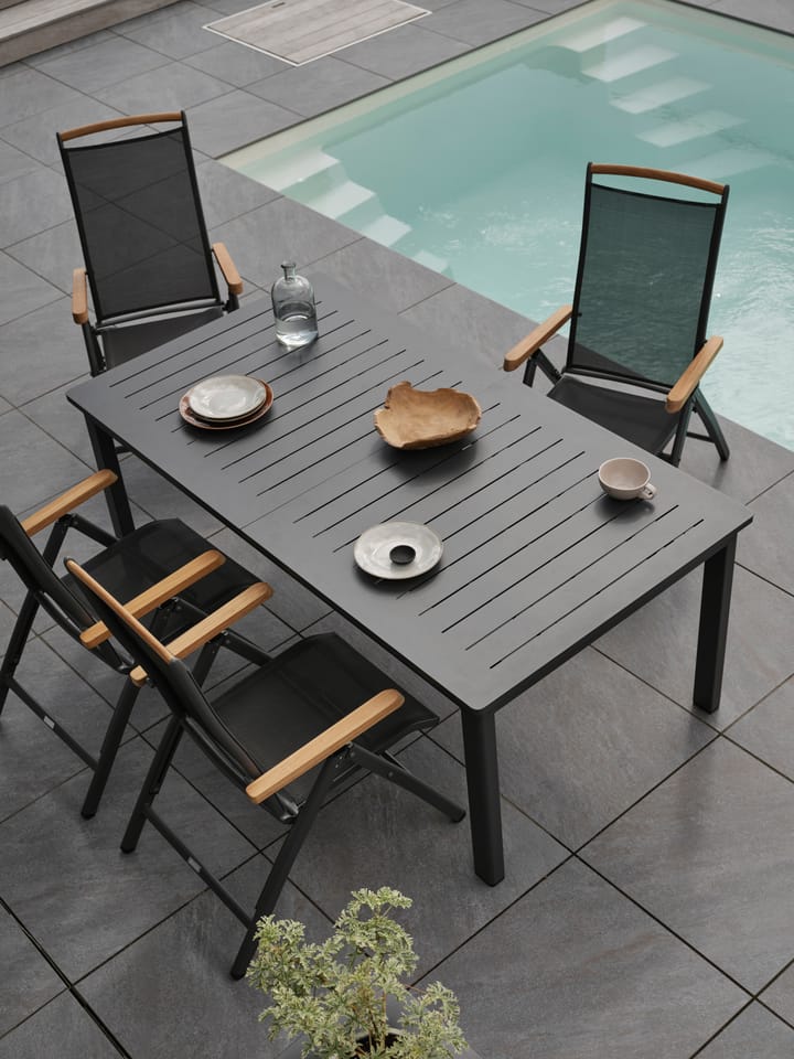 Rozkładany stół jadalniany Lomma, Anthracite XL 260-380 cm Brafab