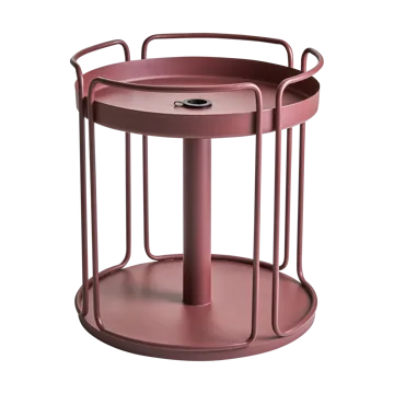 Shady stolik boczny i podstawa do parasola - Zin red - Brafab