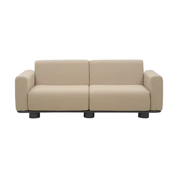 Sofa Bolster - Antracyt-teddy beige, 2,5-miejscowa - Brafab