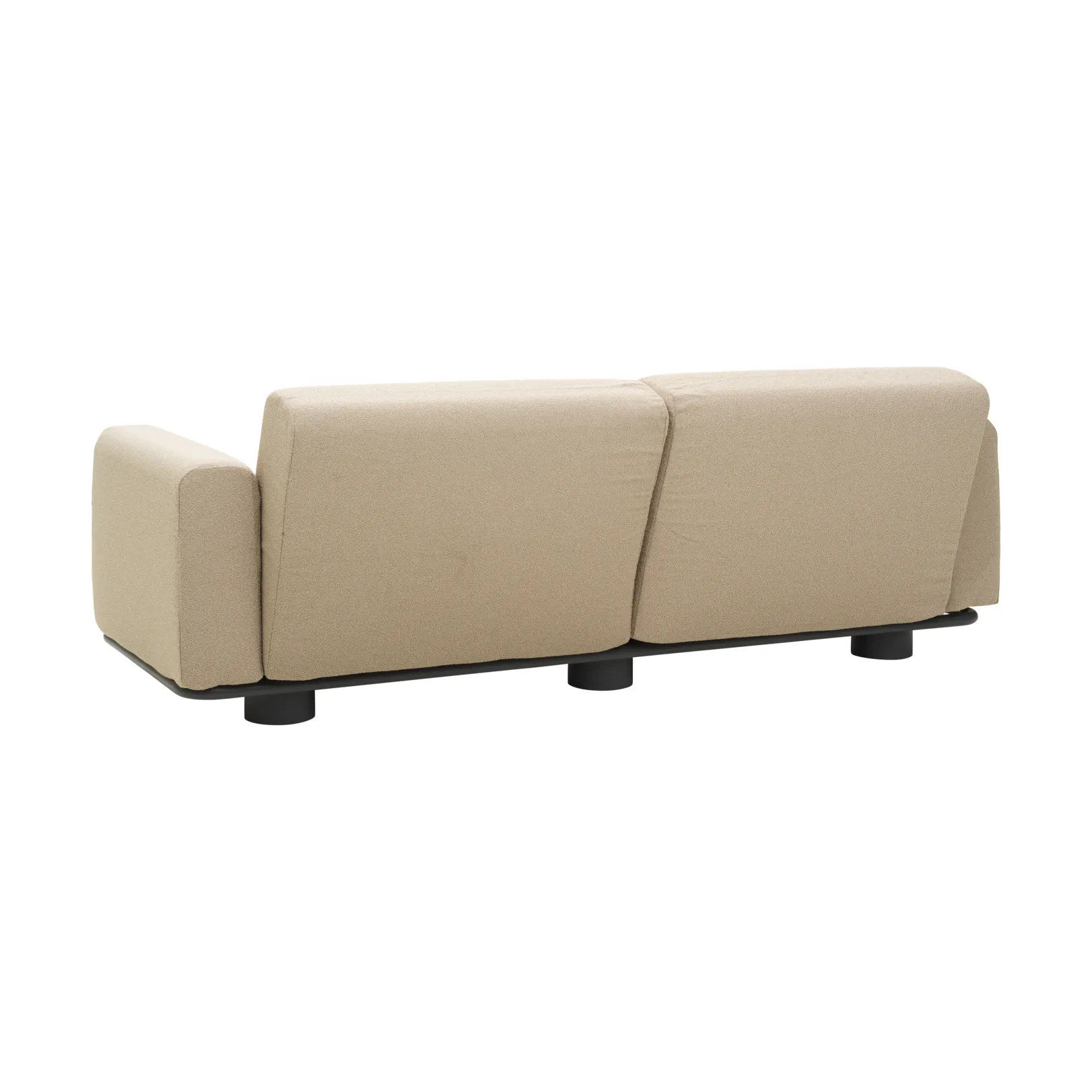 Sofa Bolster, Antracyt-teddy beige, 2,5-miejscowa Brafab