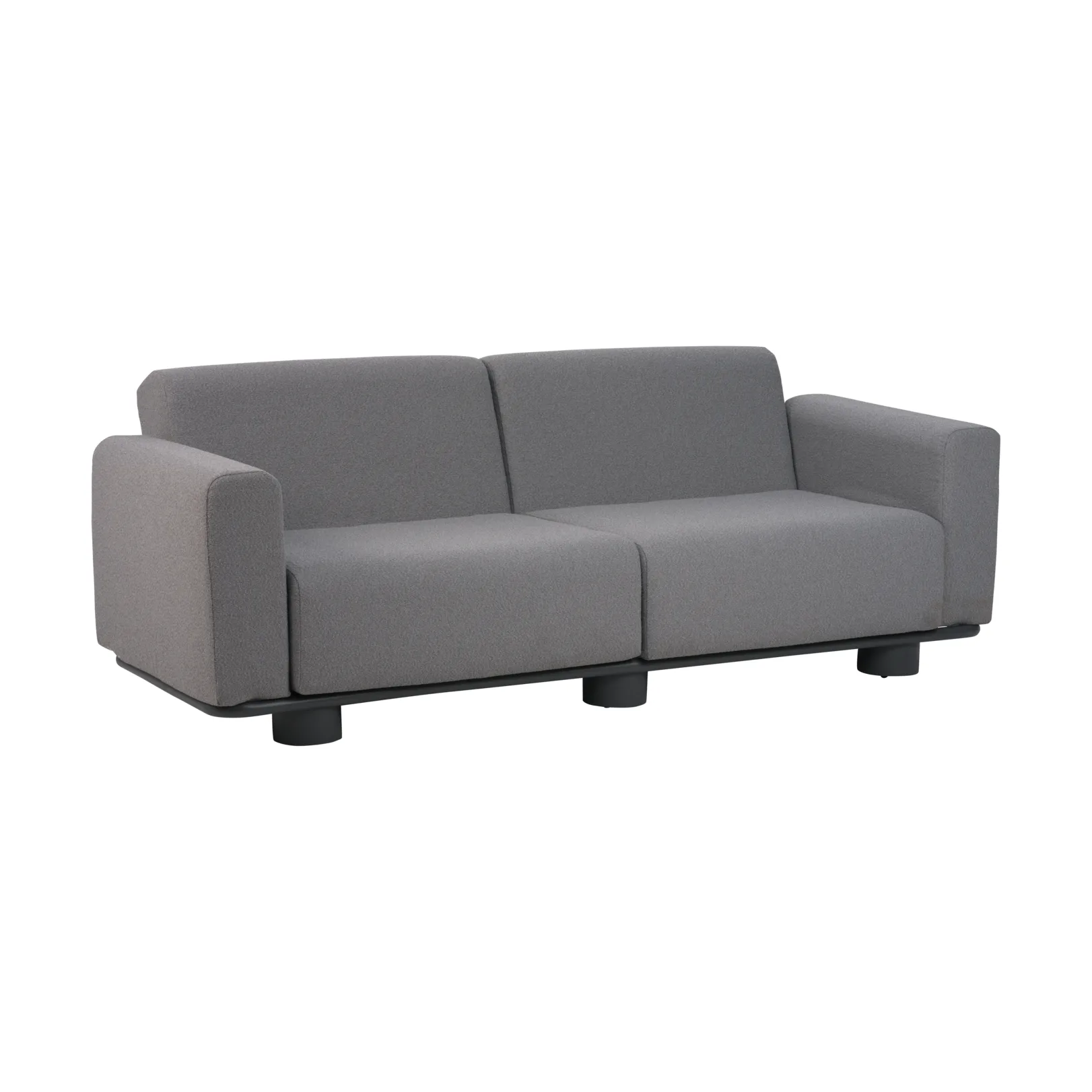 Sofa Bolster, Antracyt-teddy grey, 2,5-miejscowa Brafab