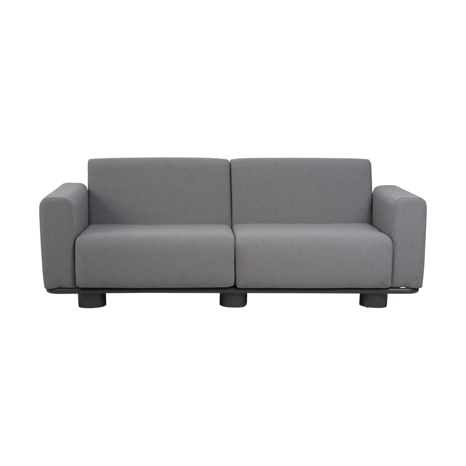 Sofa Bolster, Antracyt-teddy grey, 2,5-miejscowa Brafab