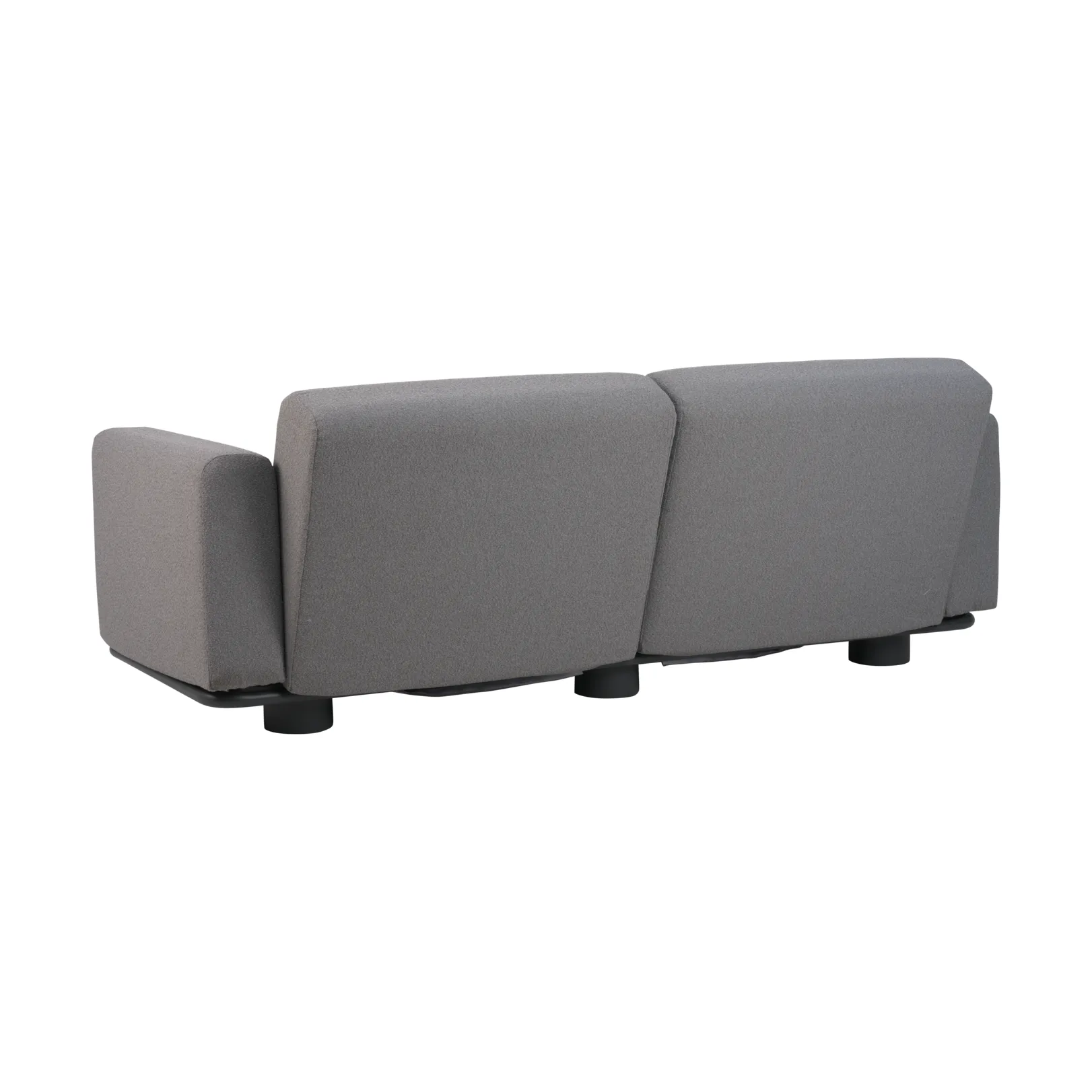 Sofa Bolster, Antracyt-teddy grey, 2,5-miejscowa Brafab