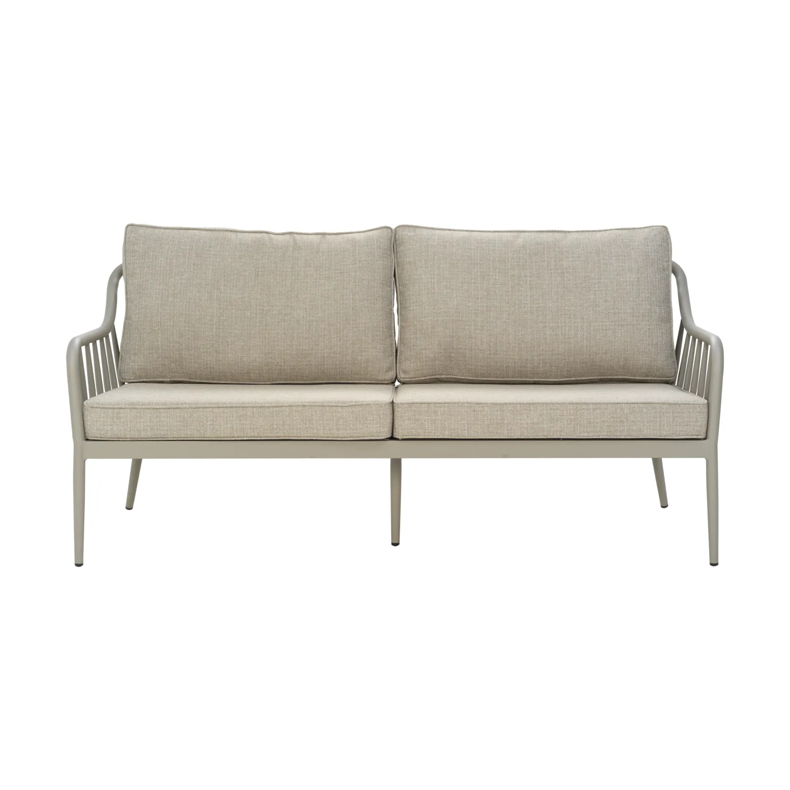 Sofa Coleville, Khaki-burlap beige, 3-miejscowa Brafab