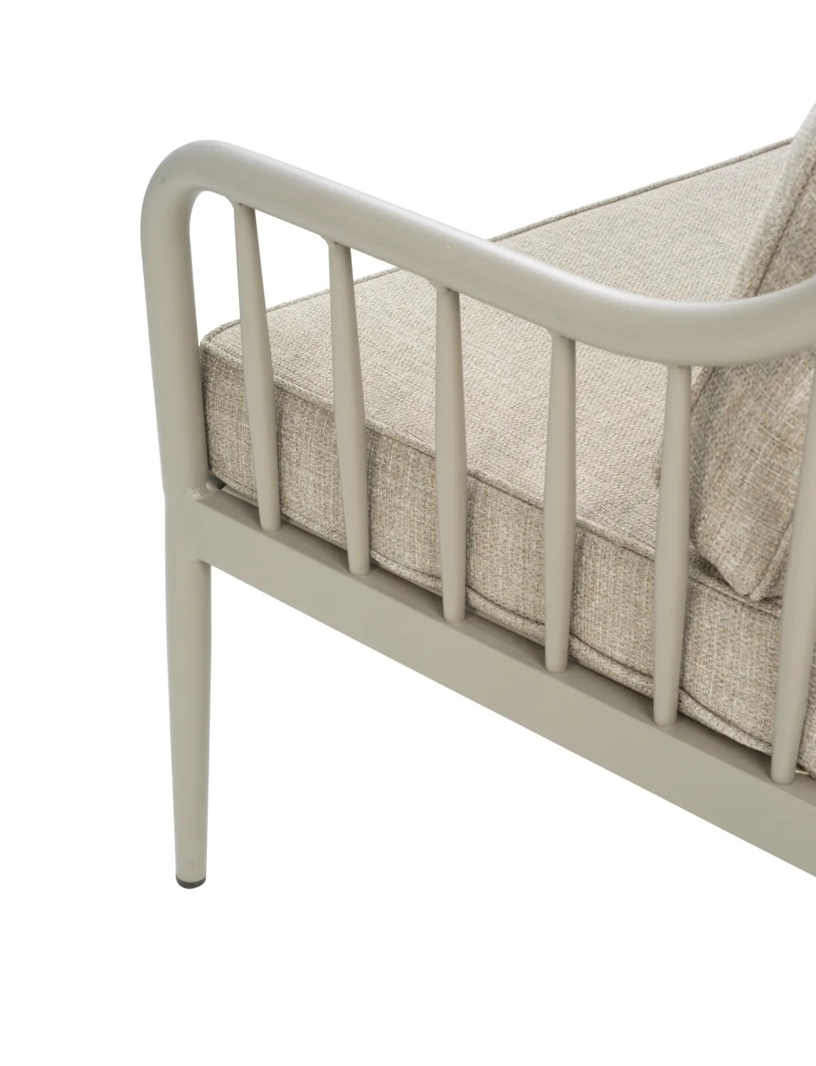 Sofa Coleville, Khaki-burlap beige, 3-miejscowa Brafab