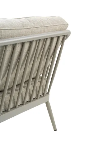 Sofa Coleville - Khaki-burlap beige, 3-miejscowa - Brafab