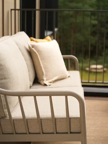 Sofa Coleville - Khaki-burlap beige, 3-miejscowa - Brafab