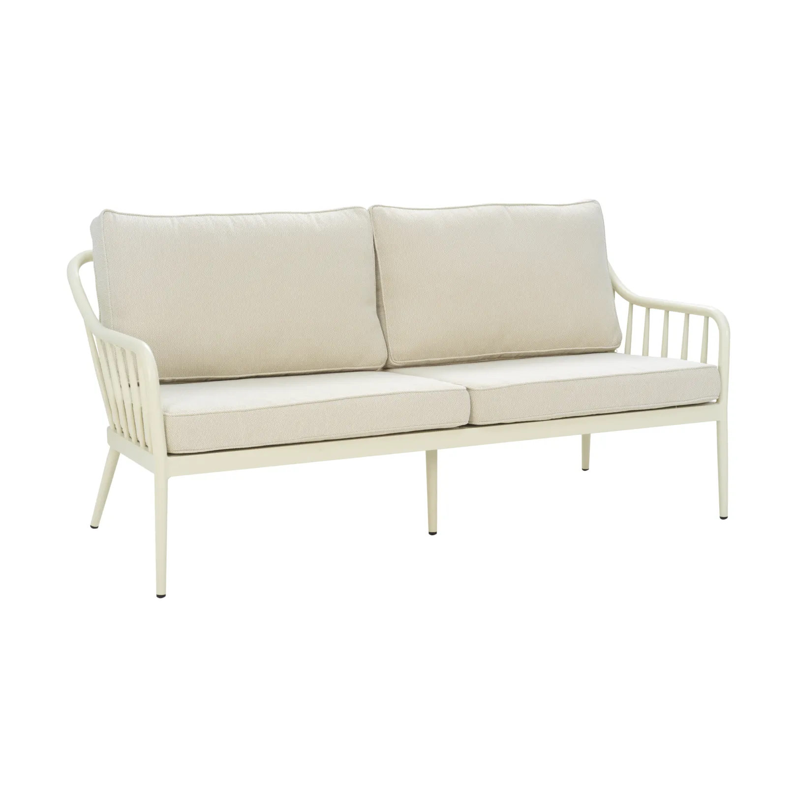 Sofa Coleville, Pearl white-dot beige, 3-miejscowa Brafab