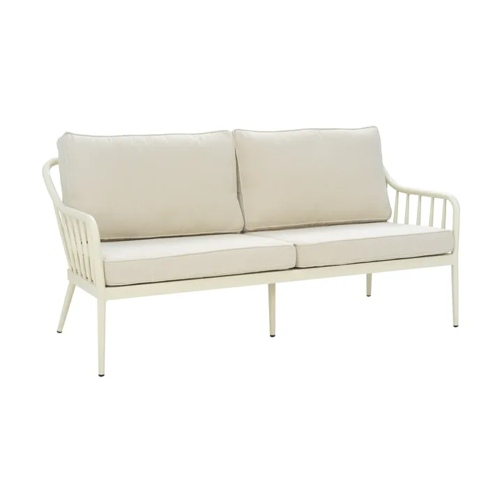 Sofa Coleville - Pearl white-dot beige, 3-miejscowa - Brafab