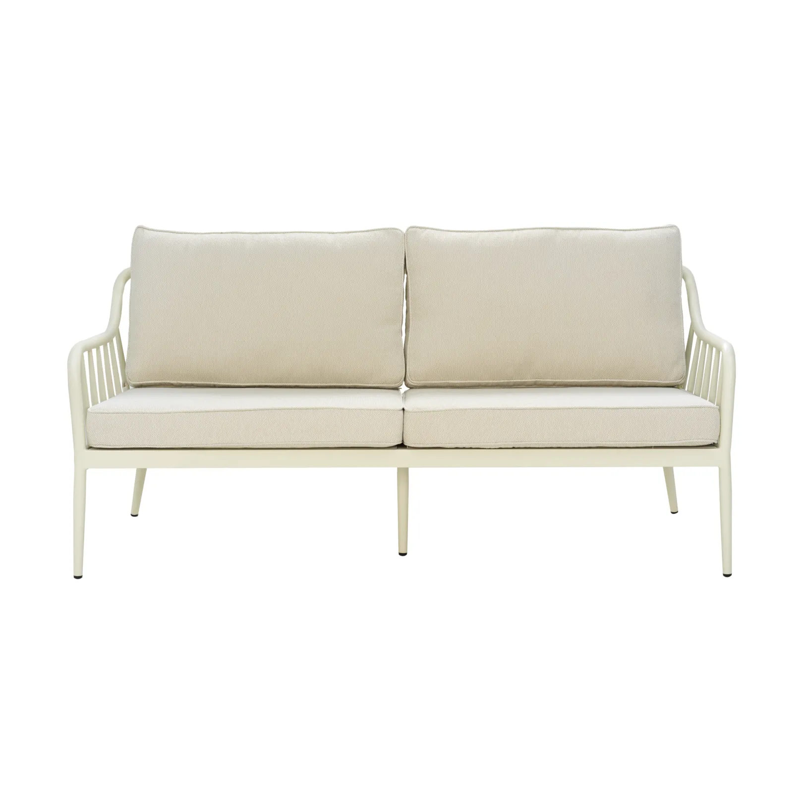Sofa Coleville, Pearl white-dot beige, 3-miejscowa Brafab
