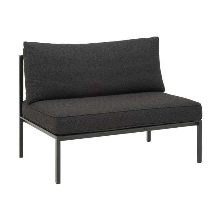 Sofa modułowa Upper - Czarny-teddy black, część środkowa - Brafab
