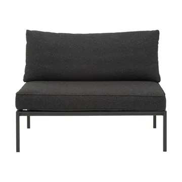 Sofa modułowa Upper - Czarny-teddy black, część środkowa - Brafab