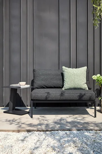 Sofa modułowa Upper - Czarny-teddy black, część środkowa - Brafab