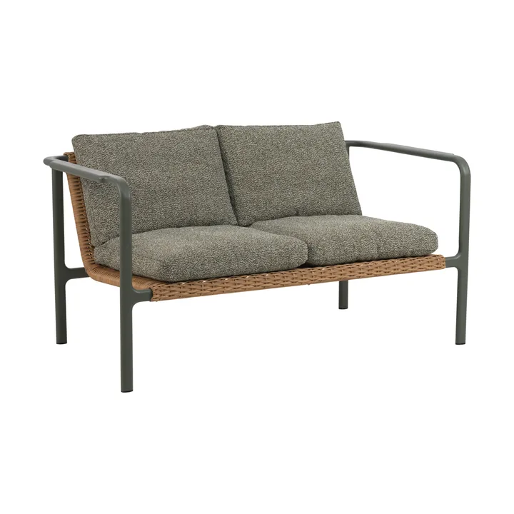 Sofa  Motty - Nordic green-teddy verde, 2-osobowa - Brafab