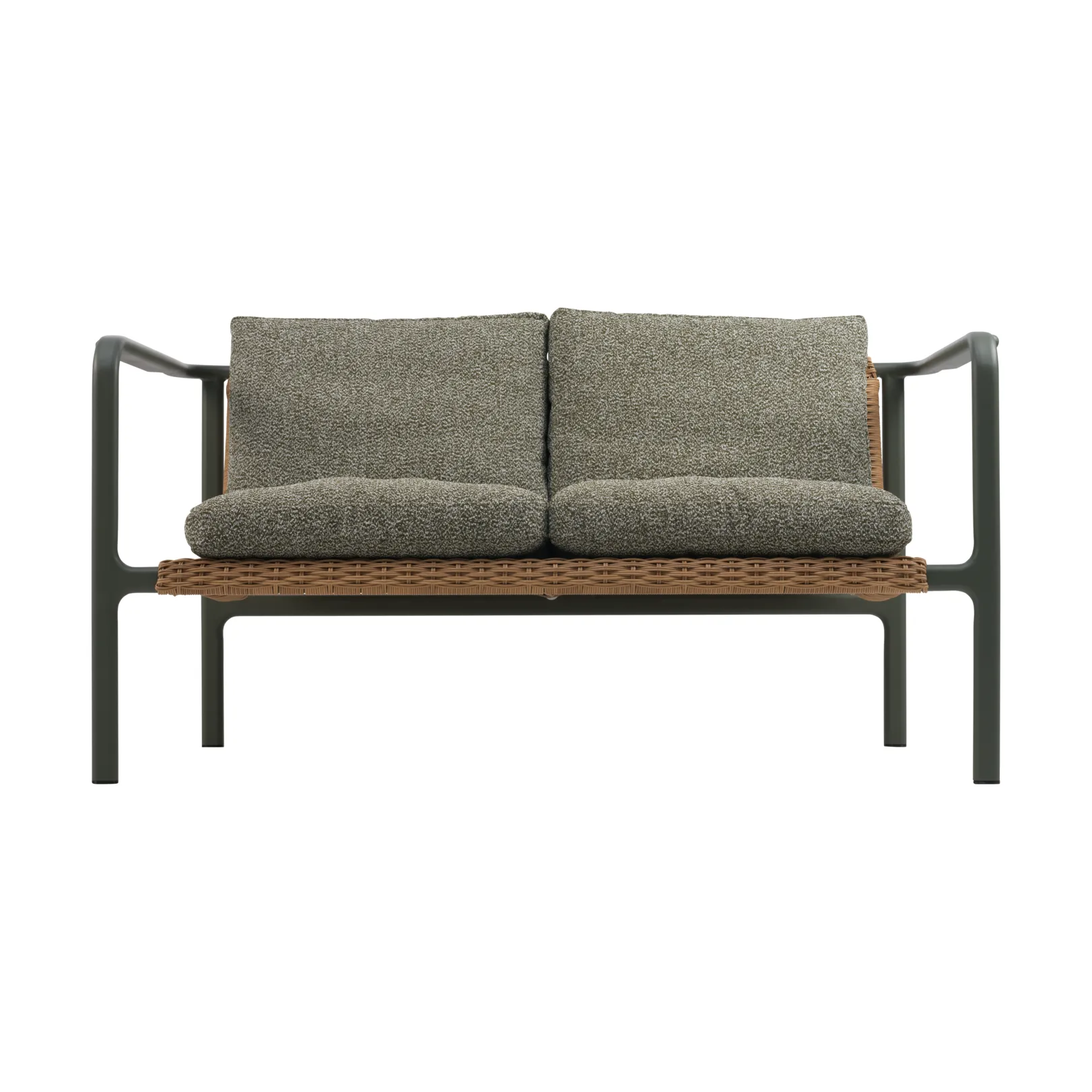 Sofa  Motty, Nordic green-teddy verde, 2-osobowa Brafab