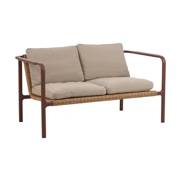 Sofa  Motty - Zin red-teddy beige, 2-osobowa - Brafab