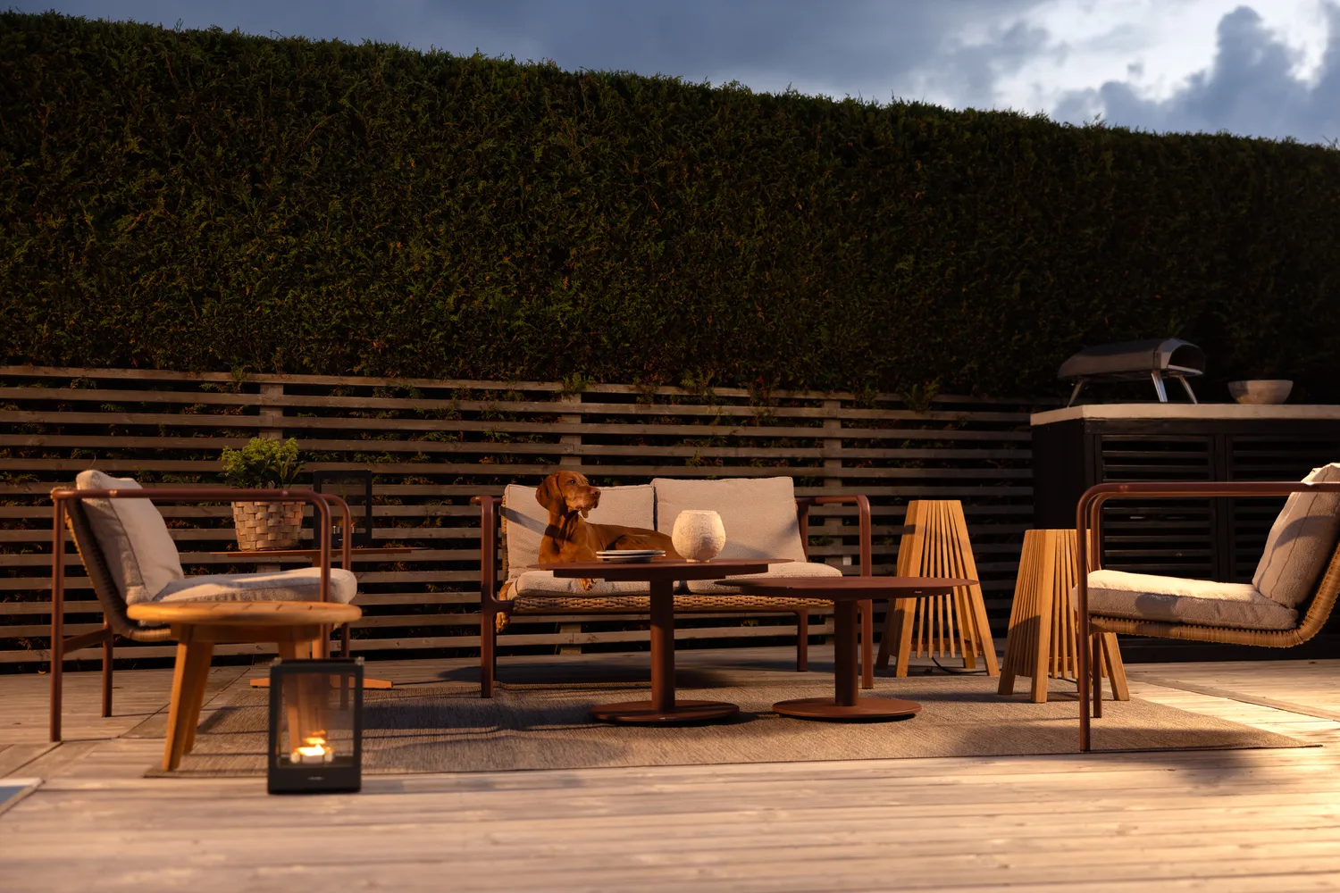 Sofa  Motty, Zin red-teddy beige, 2-osobowa Brafab