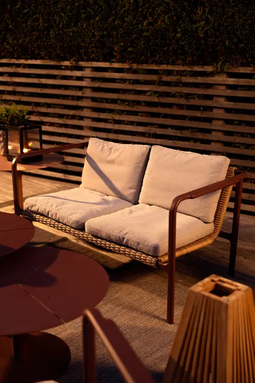 Sofa  Motty - Zin red-teddy beige, 2-osobowa - Brafab