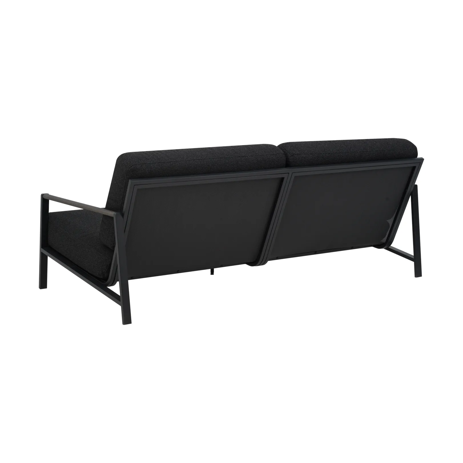 Sofa Naos, Czarny-teddy black, 2,5-miejscowa Brafab